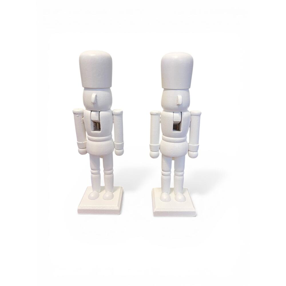 NEW Unfinished Christmas Wooden Nutcrackers Soldiers You Paint